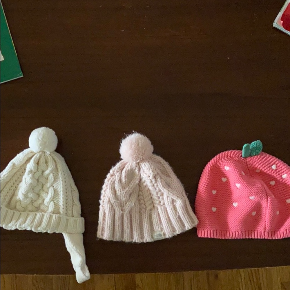 Adorable baby girl winter hats